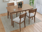 Tameride Dining Table and 4 Chairs (Set of 5)