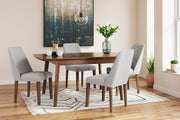 Lyncott Extension Dining Table and 4 Chairs