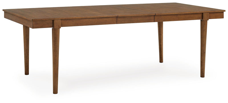Lyncott Extension Dining Table, 4 Chairs and Bench