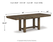 Moriville Dining Table and 8 Chairs