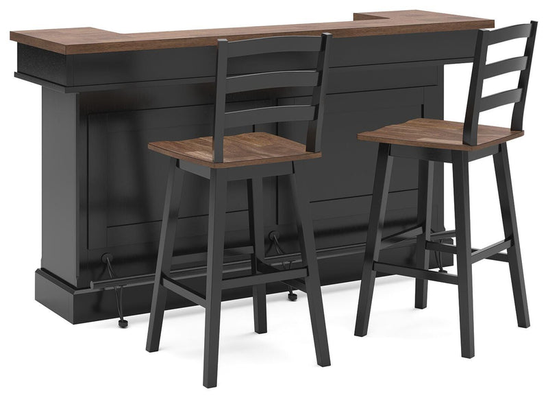 Wildenauer Bar Table and 2 Barstools
