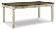 Bolanburg Dining Table with 2 Chairs and 2 Benches