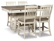 Bolanburg Counter Height Dining Table with 4 Barstools