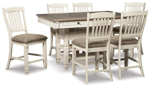 Bolanburg Counter Height Dining Table with 6 Barstools