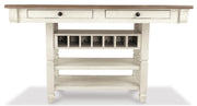 Bolanburg Counter Height Dining Table with 6 Barstools