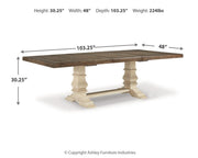 Bolanburg Dining Table and 6 Chairs