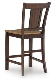 Rylandeen Counter Height Extension Dining Table and 4 Barstools