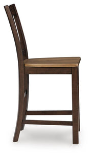 Rylandeen Counter Height Extension Dining Table and 4 Barstools