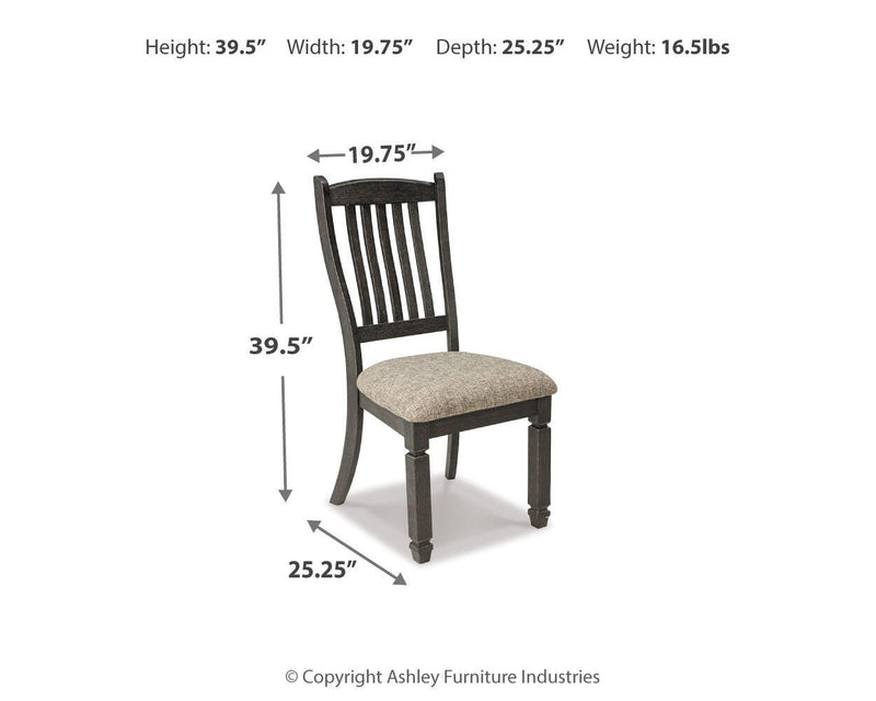 Tyler Creek Dining Table and 6 Chairs