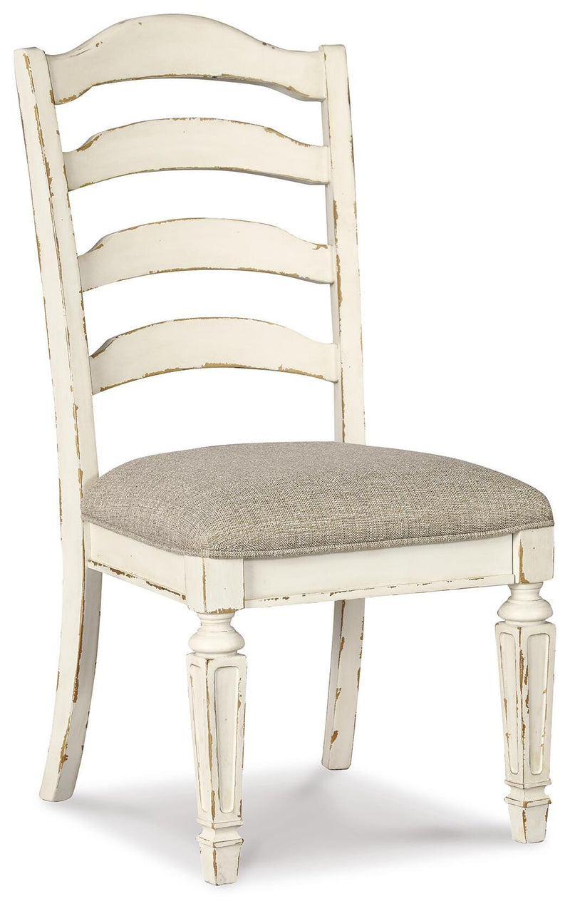 Realyn Extension Dining Table and 6 Chairs