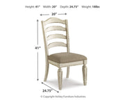 Realyn Extension Dining Table and 6 Chairs