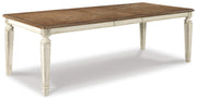 Realyn Dining Table with 8 Chairs