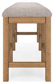 Havonplane Counter Height Dining Table, 6 Barstools and Bench
