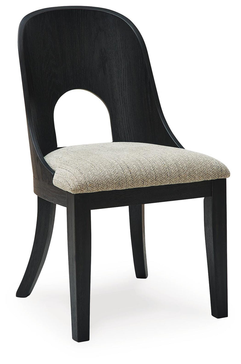 Rowanbeck Dining Table, 2 Arm Chairs and 4 Side Chairs
