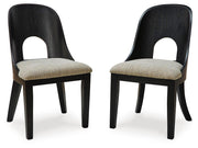 Rowanbeck Dining Table, 2 Arm Chairs and 4 Side Chairs