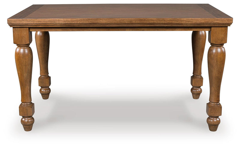 Greddinton Counter Height Dining Table and 6 Barstools