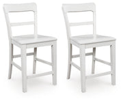 Greddinton Counter Height Dining Table and 4 Barstools