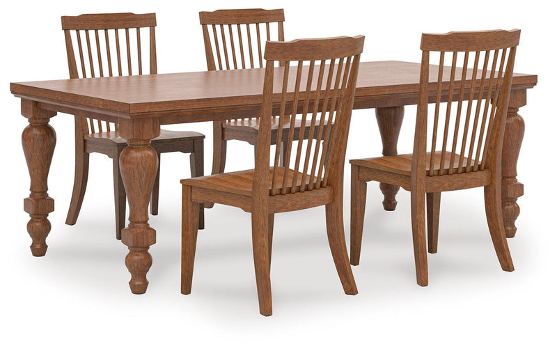 Greddinton Dining Table and 4 Chairs