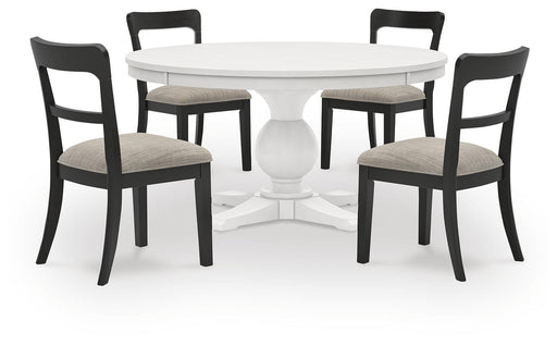 Greddinton Dining Table and 4 Chairs