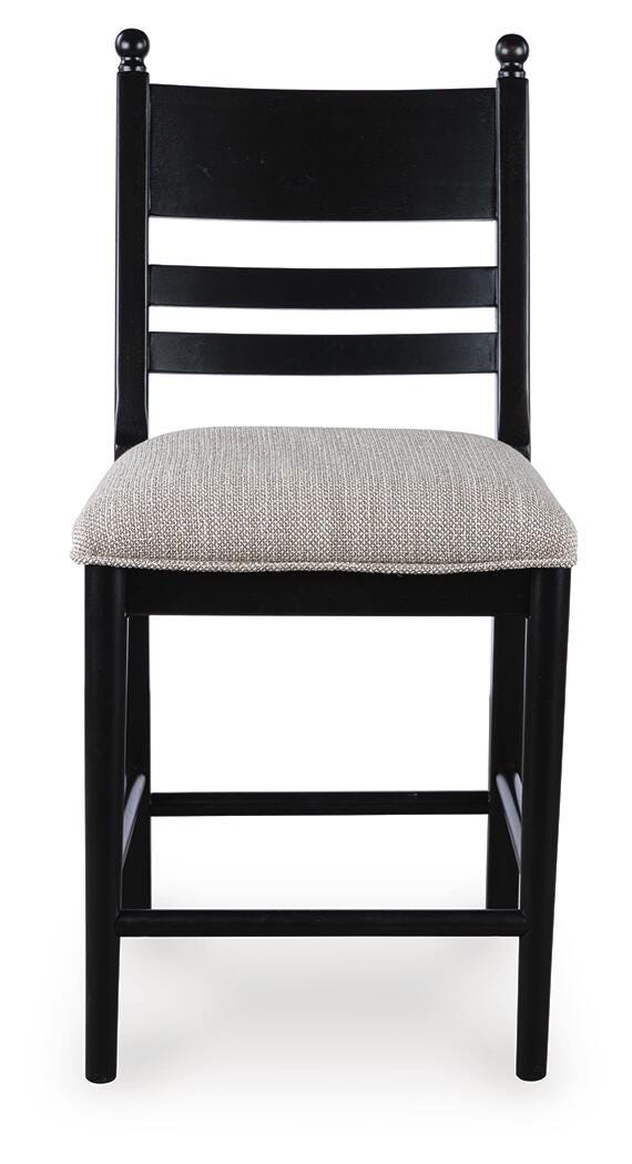 Greddinton Counter Height Dining Table and 4 Barstools