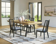 Galliden Extension Dining Table and 4 Chairs