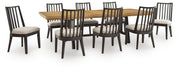 Galliden Extension Dining Table and 8 Chairs