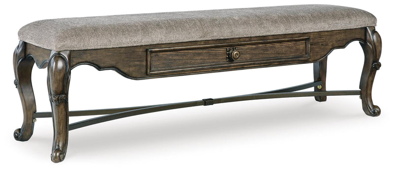 Maylee Extension Dining Table, 4 Chairs and Bench