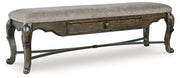 Maylee Dining Table, 2 Chairs and Bench
