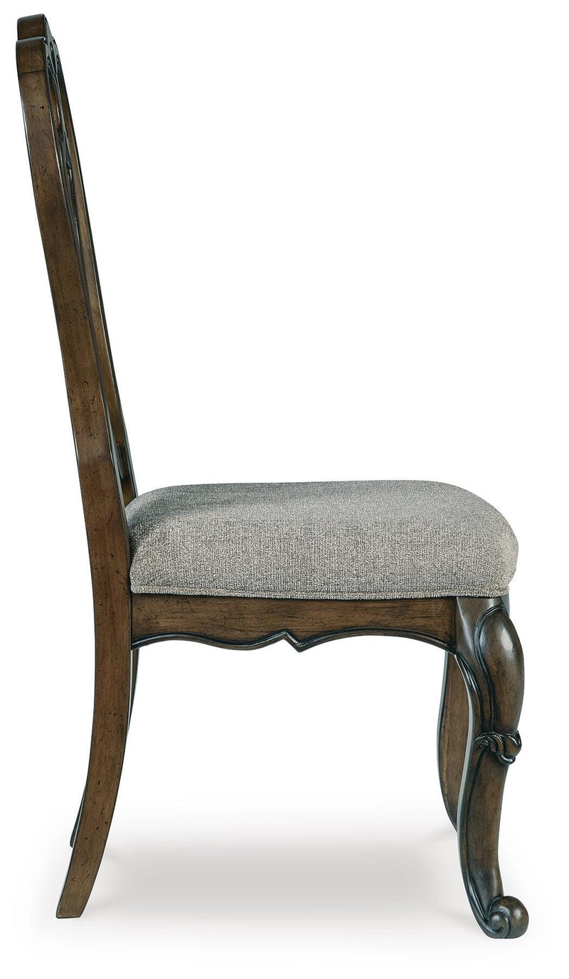 Maylee Dining Table with 6 Chairs and Buffet and Hutch