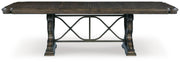 Maylee Dining Table with 6 Chairs and Buffet and Hutch