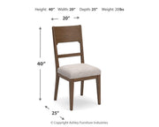 Cabalynn Extension Dining Table and 4 Chairs