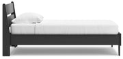 Socalle Twin Panel Platform Bed and Dresser