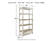 Realyn Desk and Bookcase