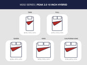 Peak 2.0 10 Hybrid California King Mattress