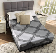 12 Inch Ashley Hybrid King Adjustable Base and Mattress