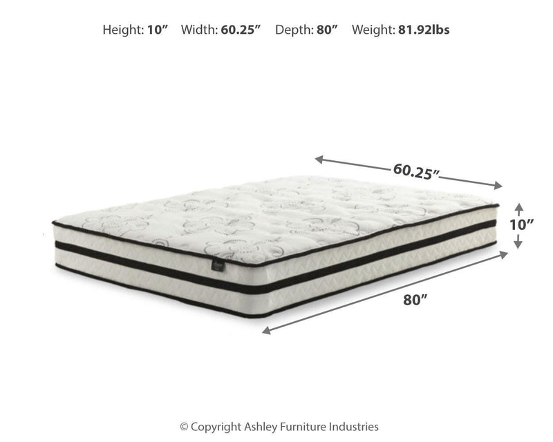 Chime 10 Inch Hybrid Twin Mattress in a Box