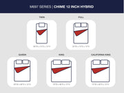 Chime 12 Inch Hybrid Full Mattress in a Box