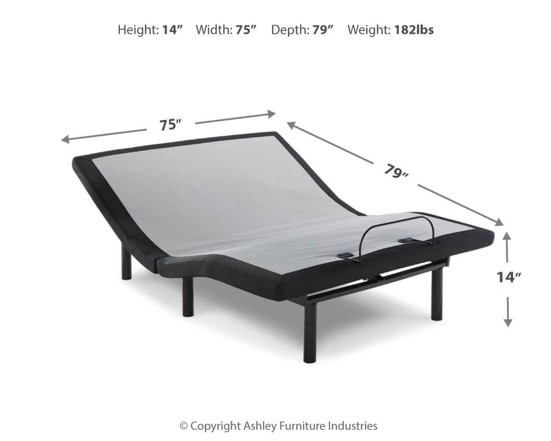 Chime 8 Inch Memory Foam King Mattress and Adjustable Base