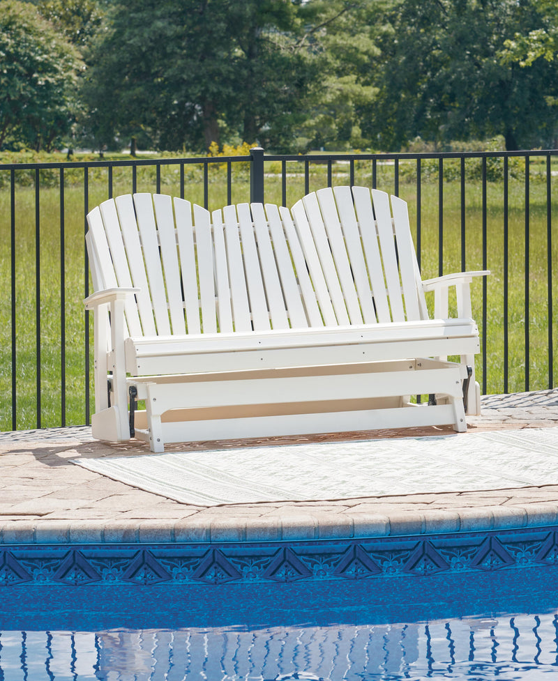 Hyland Wave Outdoor Glider Loveseat