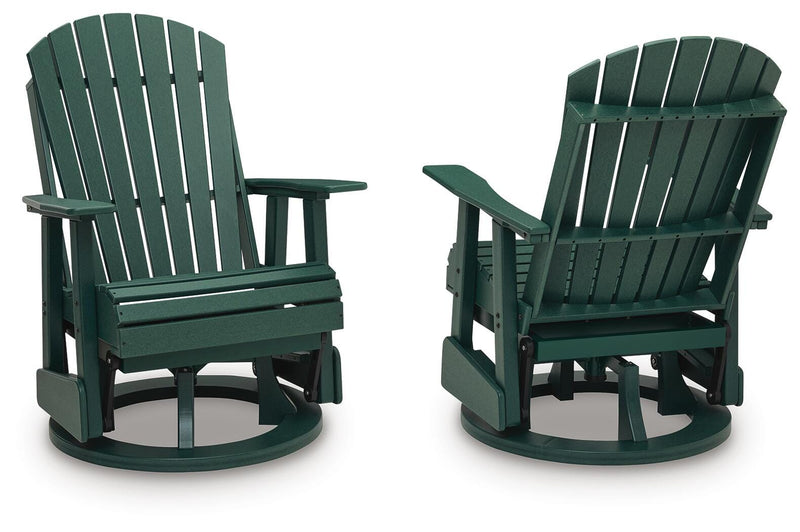 Shell Beach Outdoor Swivel Glider Chair