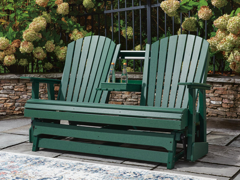 Shell Beach Outdoor Loveseat Glider