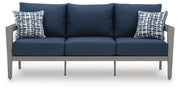Gali Outdoor Sofa/Chairs/Table Set (Set of 4)