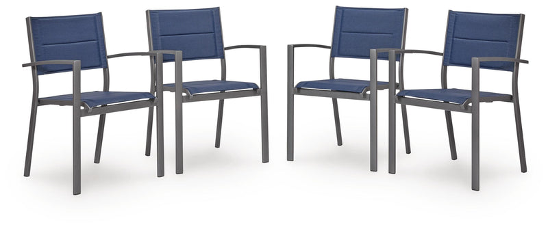 Rocky Creek Outdoor Sling Arm Chair (Set of 4)
