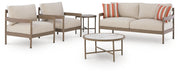 Bluff Trail Outdoor Love/Chairs/Tables Set (Set of 5)