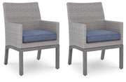 Half Moon Beach Outdoor Arm Chair with Cushion (Set of 2)