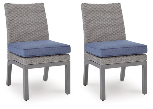 Half Moon Beach Outdoor Side Chair with Cushion (Set of 2)