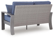 Half Moon Beach Outdoor Loveseat with Cushion