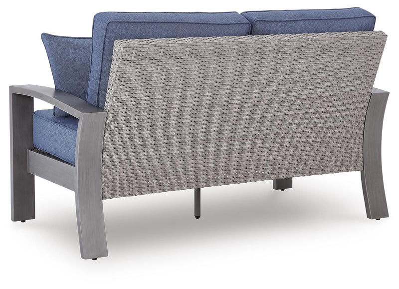 Half Moon Beach Outdoor Loveseat with Cushion
