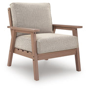 Grover Beach Outdoor Lounge Chair with Cushion (Set of 2)