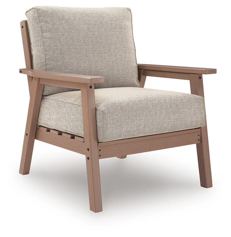 Grover Beach Outdoor Lounge Chair with Cushion (Set of 2)